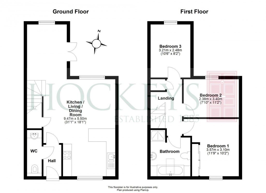 Floorplan for Church Street, Fen Drayton, CB24