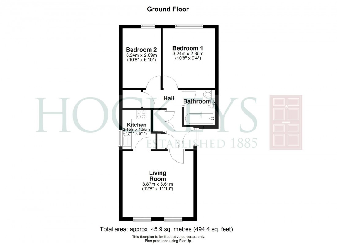 Floorplan for Shepherds Court, Willingham, CB24