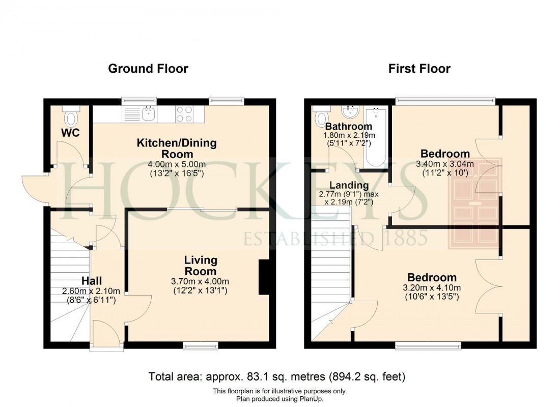 Floorplan for Vicarage Close, Swaffham Bulbeck, CB25