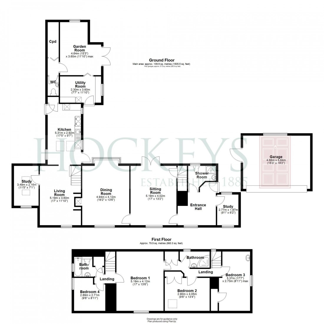 Floorplan for Burrell Way, Balsham, CB21