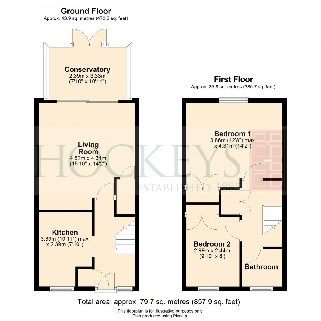 Floorplan for Campkin Road, Cambridge, CB4