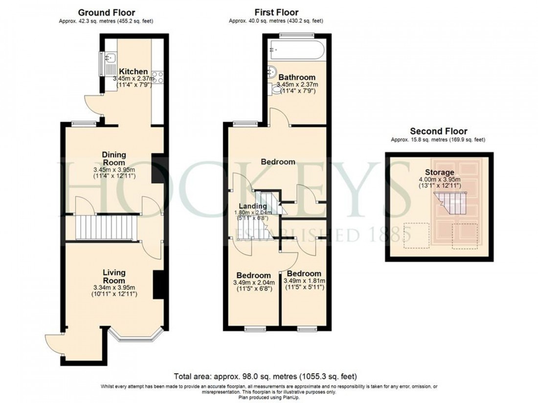 Floorplan for Fountain Lane, Soham, CB7
