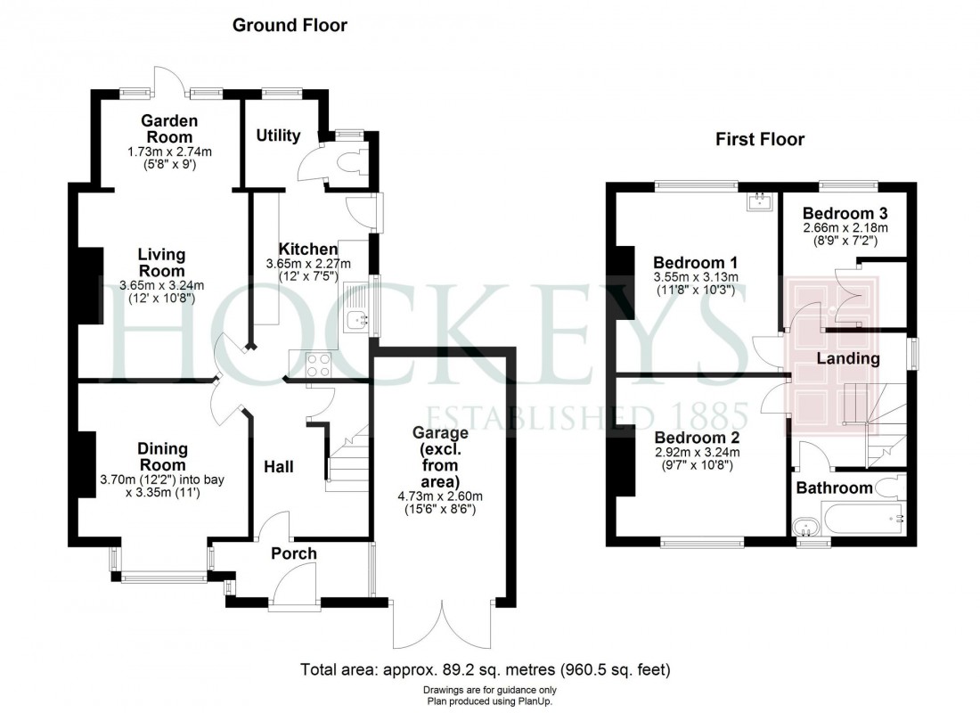 Floorplan for Cambridge Road, Girton, CB3