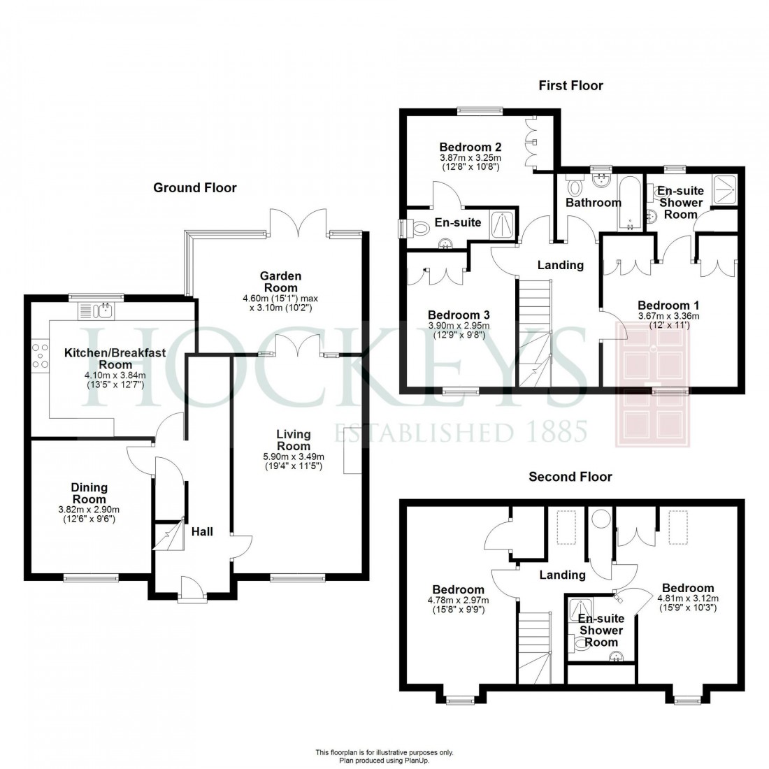 Floorplan for Covent Garden, Willingham, CB24
