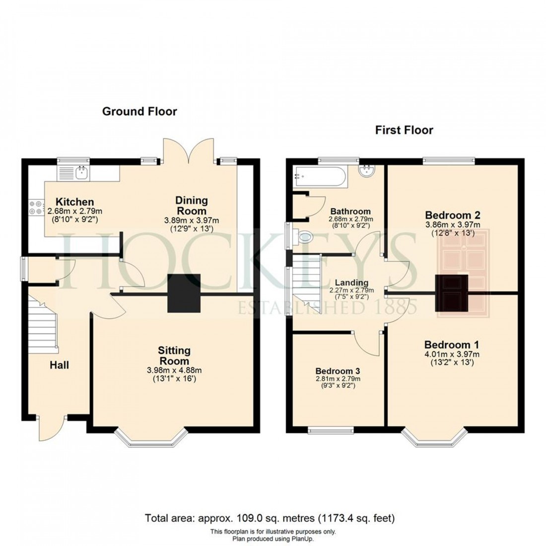Floorplan for Clay Street, Soham, CB7