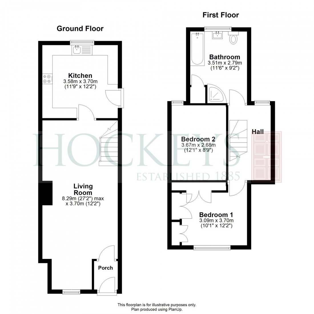 Floorplan for Exning Road, Newmarket, CB8