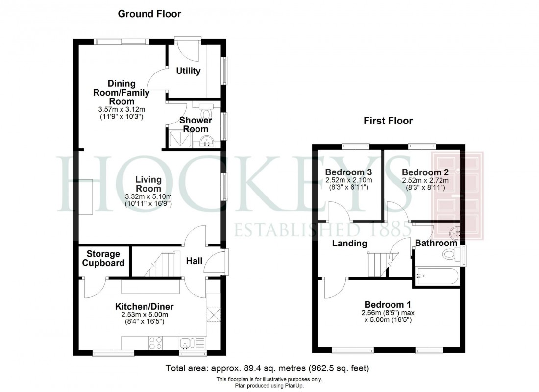 Floorplan for Priory Avenue, Swavesey, CB24