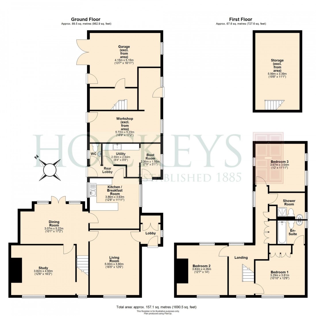 Floorplan for High Street, Lode, CB25