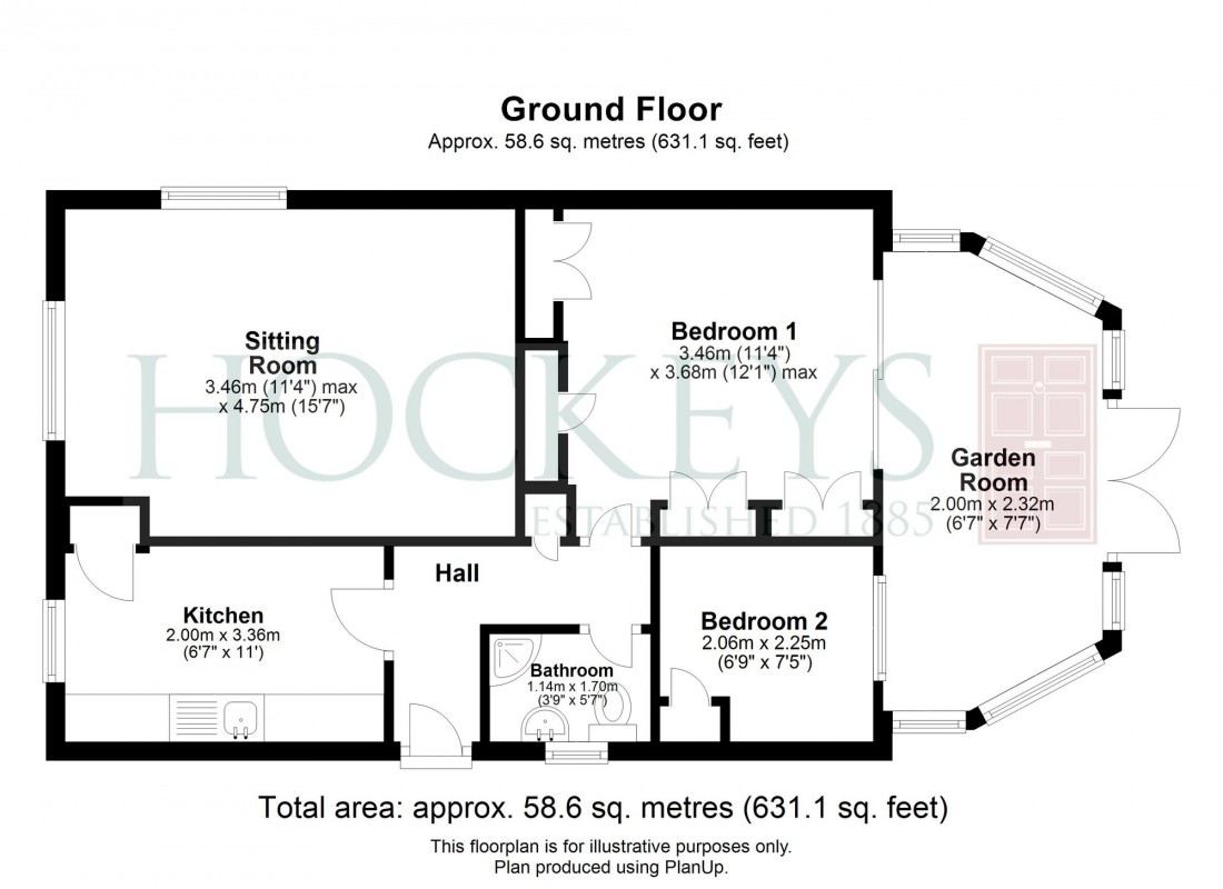 Floorplan for Churchill Avenue, Newmarket, CB8