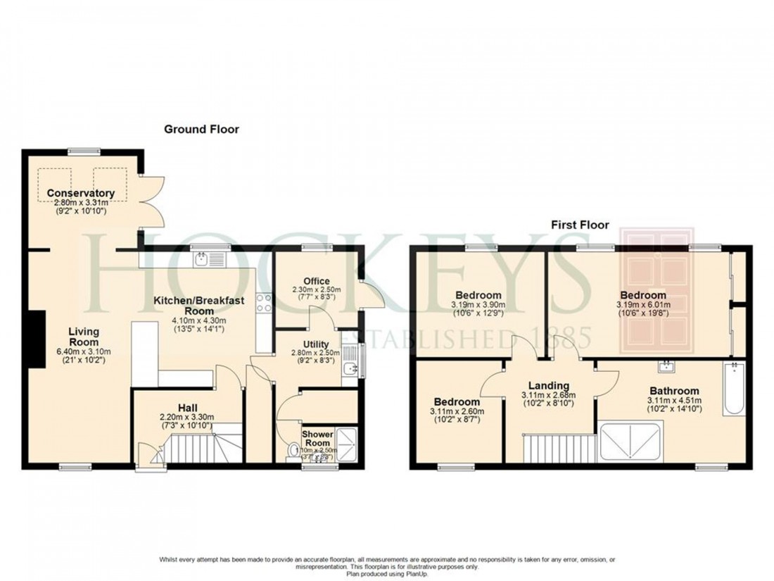 Floorplan for The Street, Kirtling, CB8