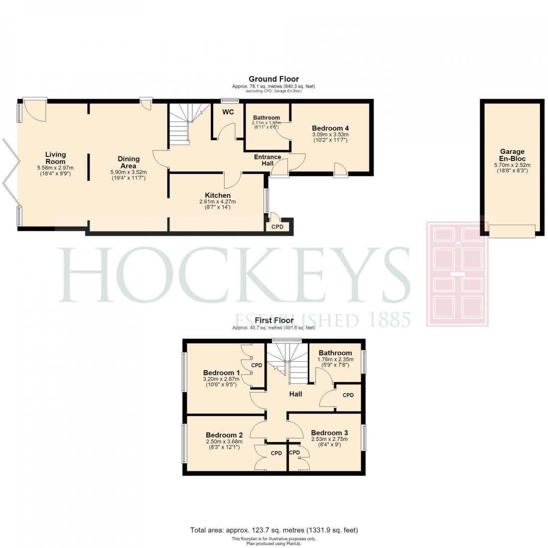 Floorplan for North Street, Cambridge, CB4