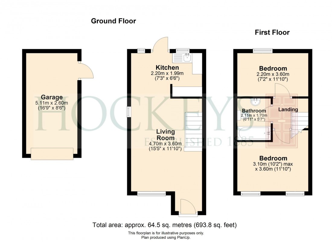 Floorplan for Bill Rickaby Drive, Newmarket, CB8