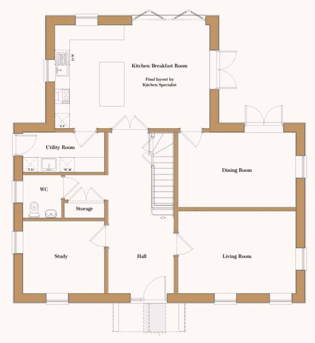 Floorplan for Thodays Crescent, Station Road, CB24