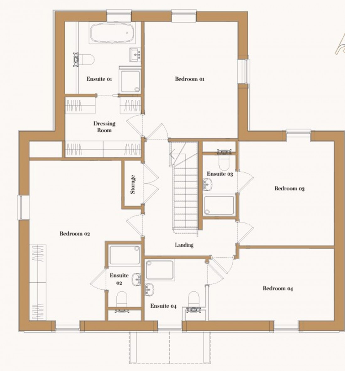 Floorplan for Thodays Crescent, Station Road, CB24