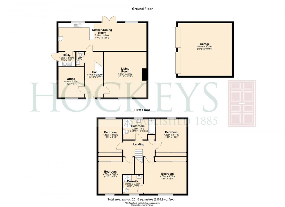 Floorplan for Mallard Way, Exning, CB8
