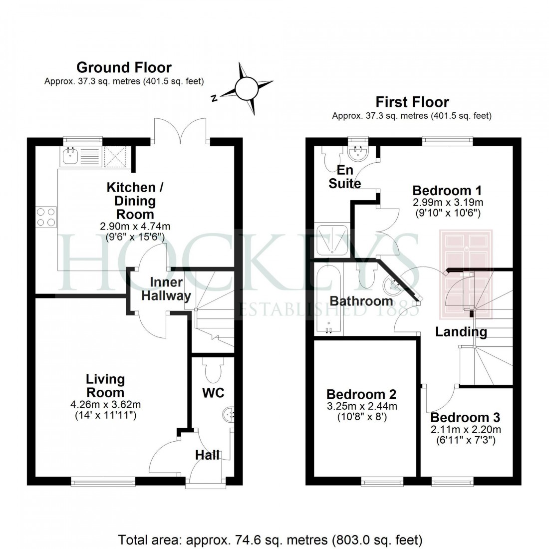 Floorplan for Bourneys Manor Close, Willingham, CB24