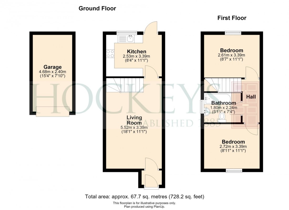 Floorplan for Barry Lynham Drive, Newmarket, CB8