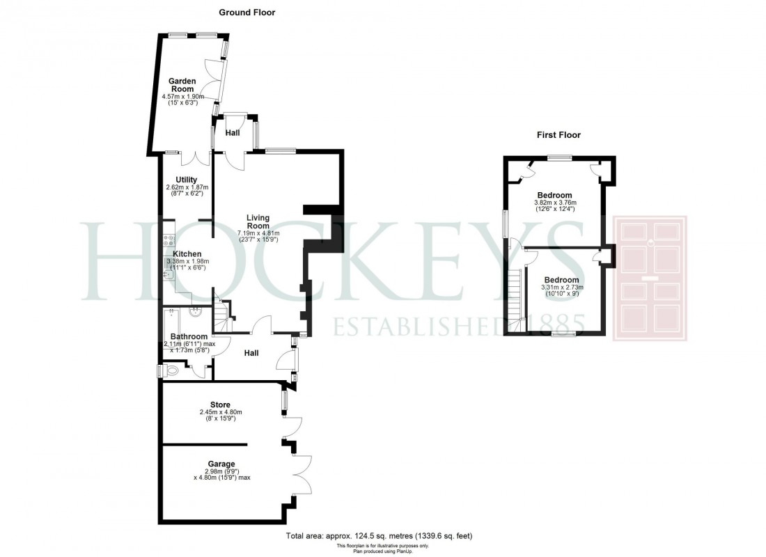 Floorplan for Oxford Street, Exning, CB8