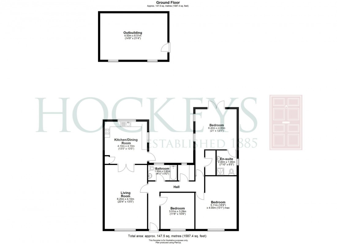 Floorplan for Tothill Road, Swaffham Prior, CB25