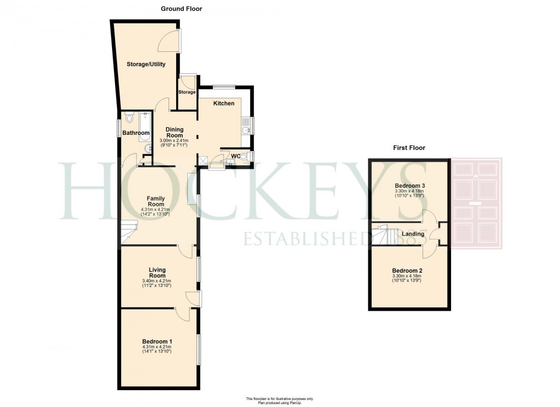 Floorplan for Huntingdon Road, Chatteris, PE16