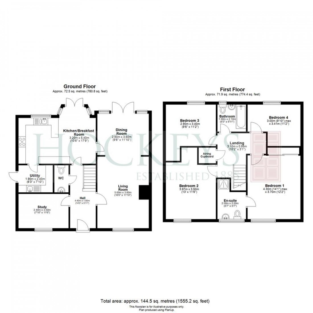 Floorplan for Chamomile Close, Red Lodge, IP28