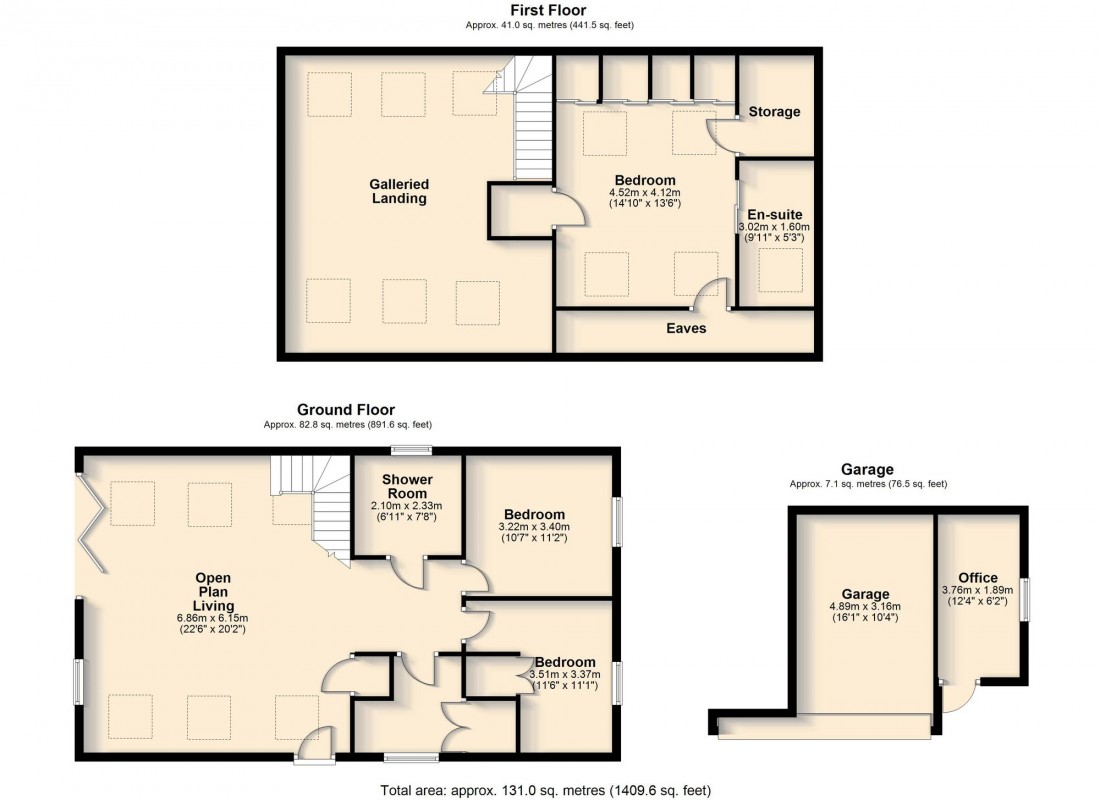Floorplan for Elfleda Road, Cambridge, CB5