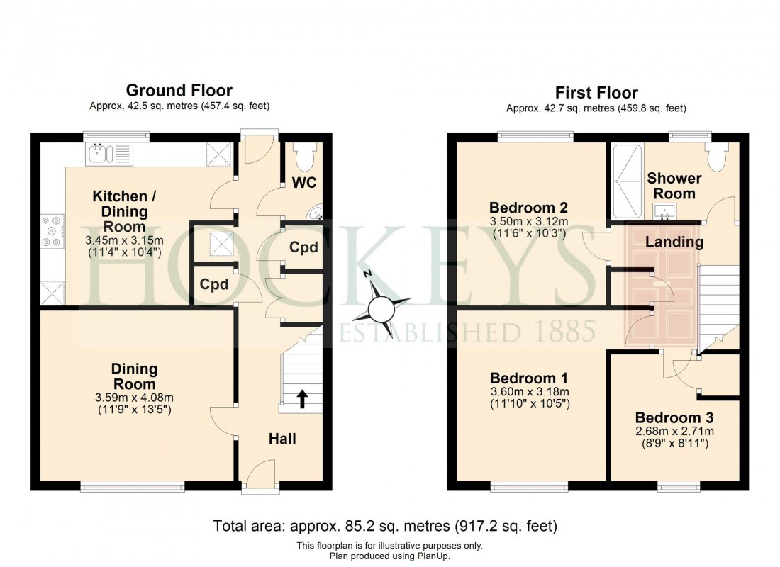 Floorplan for Sheppard Way, Teversham, CB1