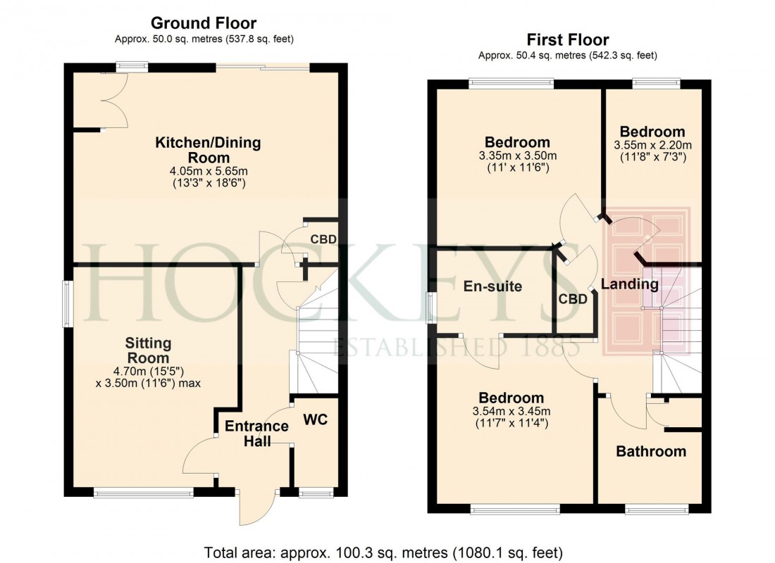 Floorplan for St. Edmunds Way, Hauxton, CB22