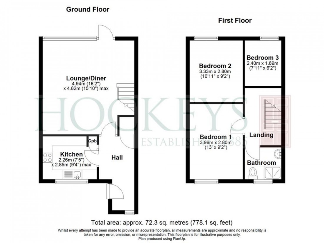 Floorplan for Pheasant Rise, Bar Hill, CB23