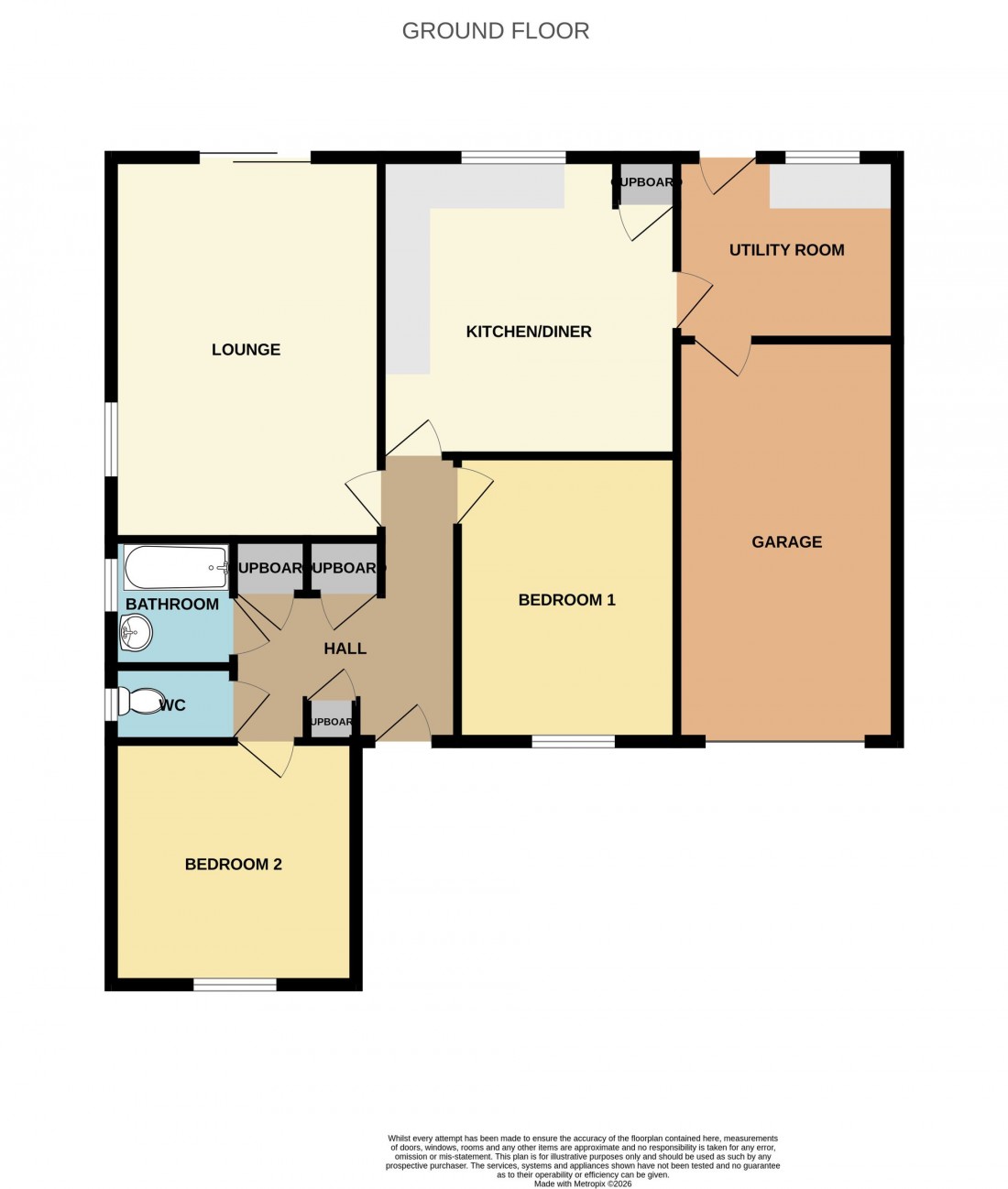Floorplan for Hawthorn Road, Emneth, PE14