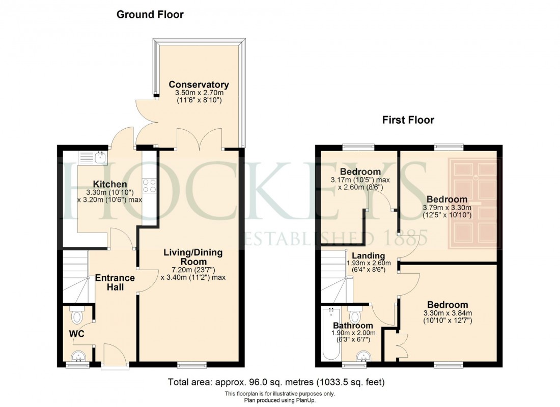 Floorplan for Carson Walk, Newmarket, CB8