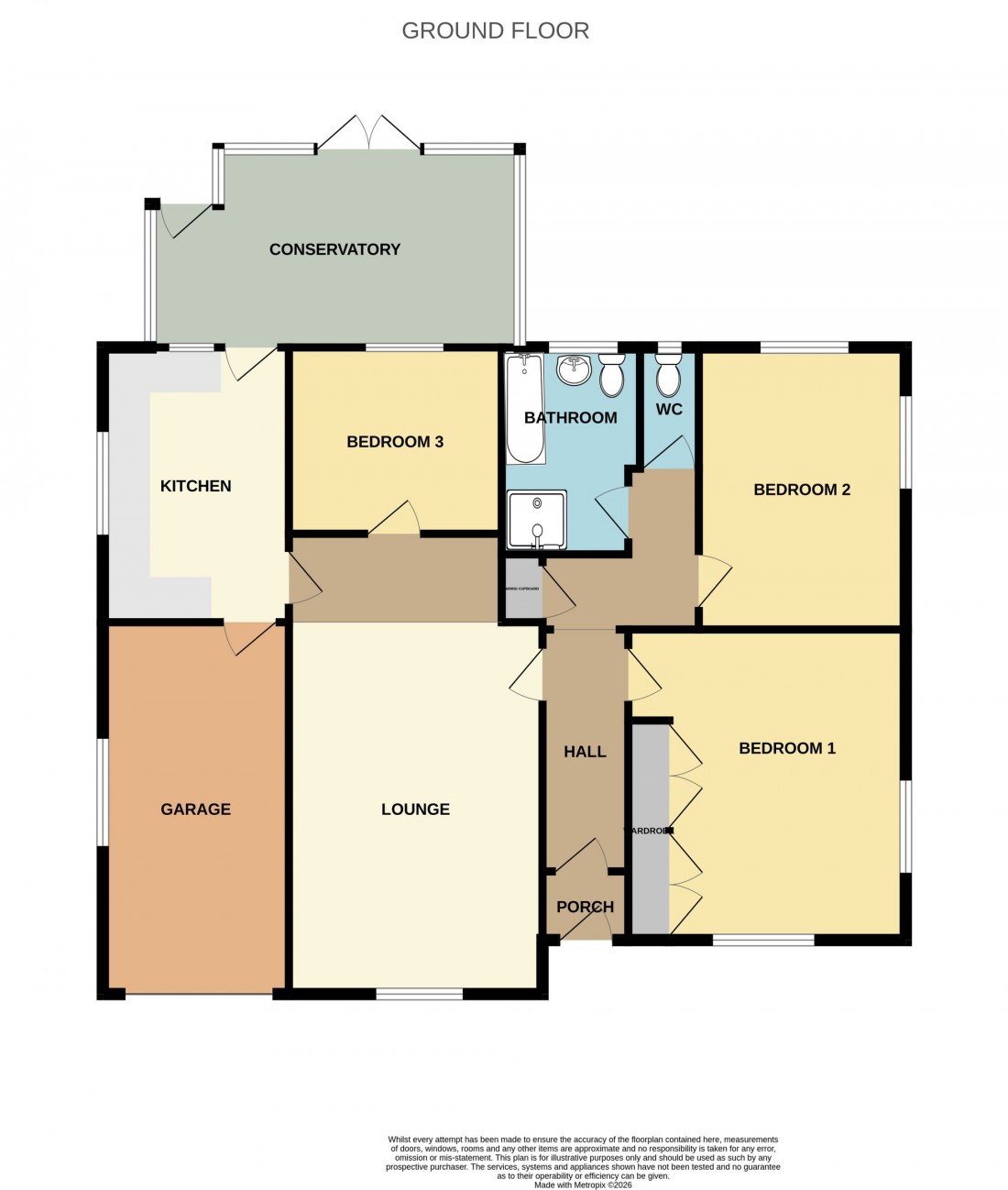 Floorplan for Church Way, Tydd St. Mary, PE13