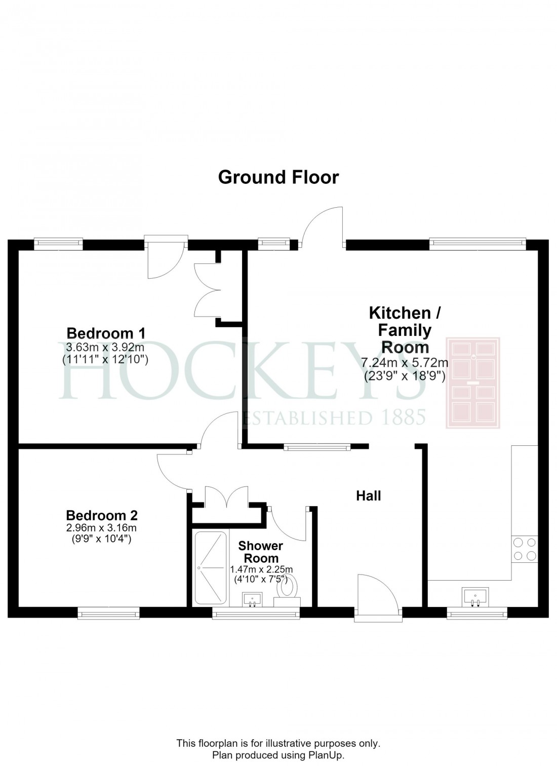 Floorplan for Tulyar Walk, Newmarket, CB8