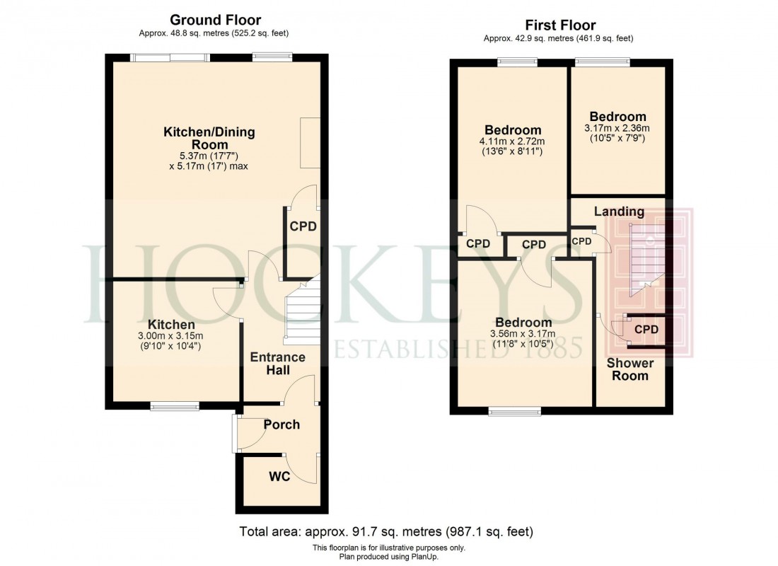 Floorplan for Mill Lane, Histon, CB24