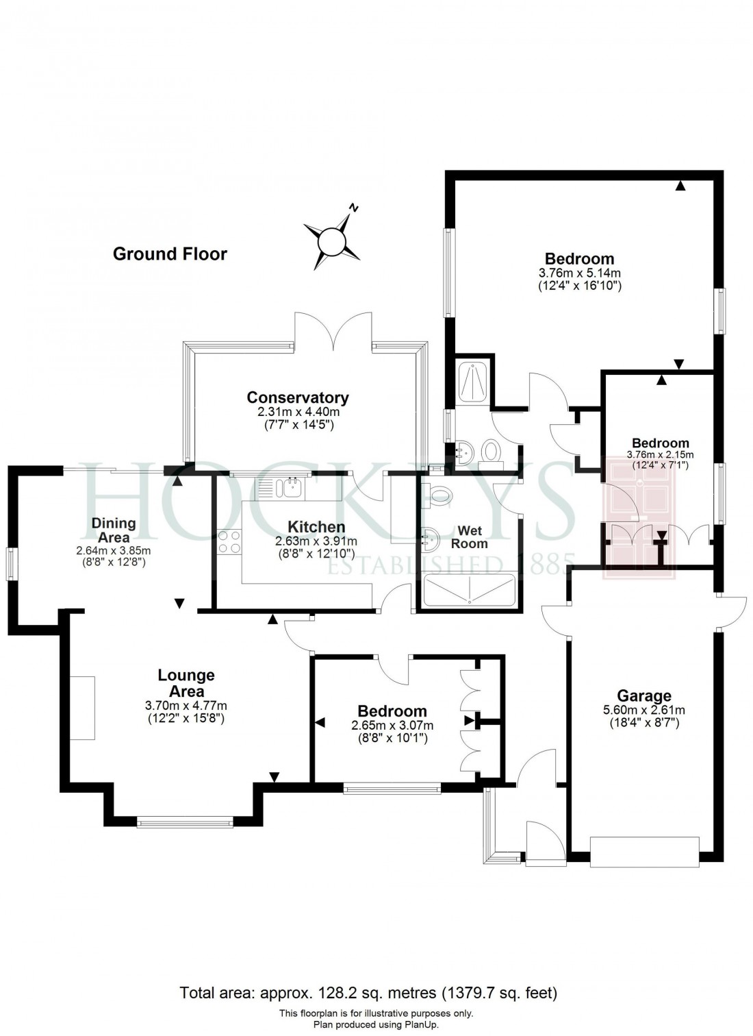 Floorplan for London Road, Chatteris, PE16