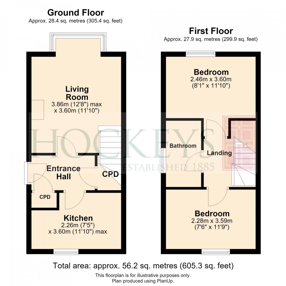 Floorplan for The Rowans, Milton, CB24
