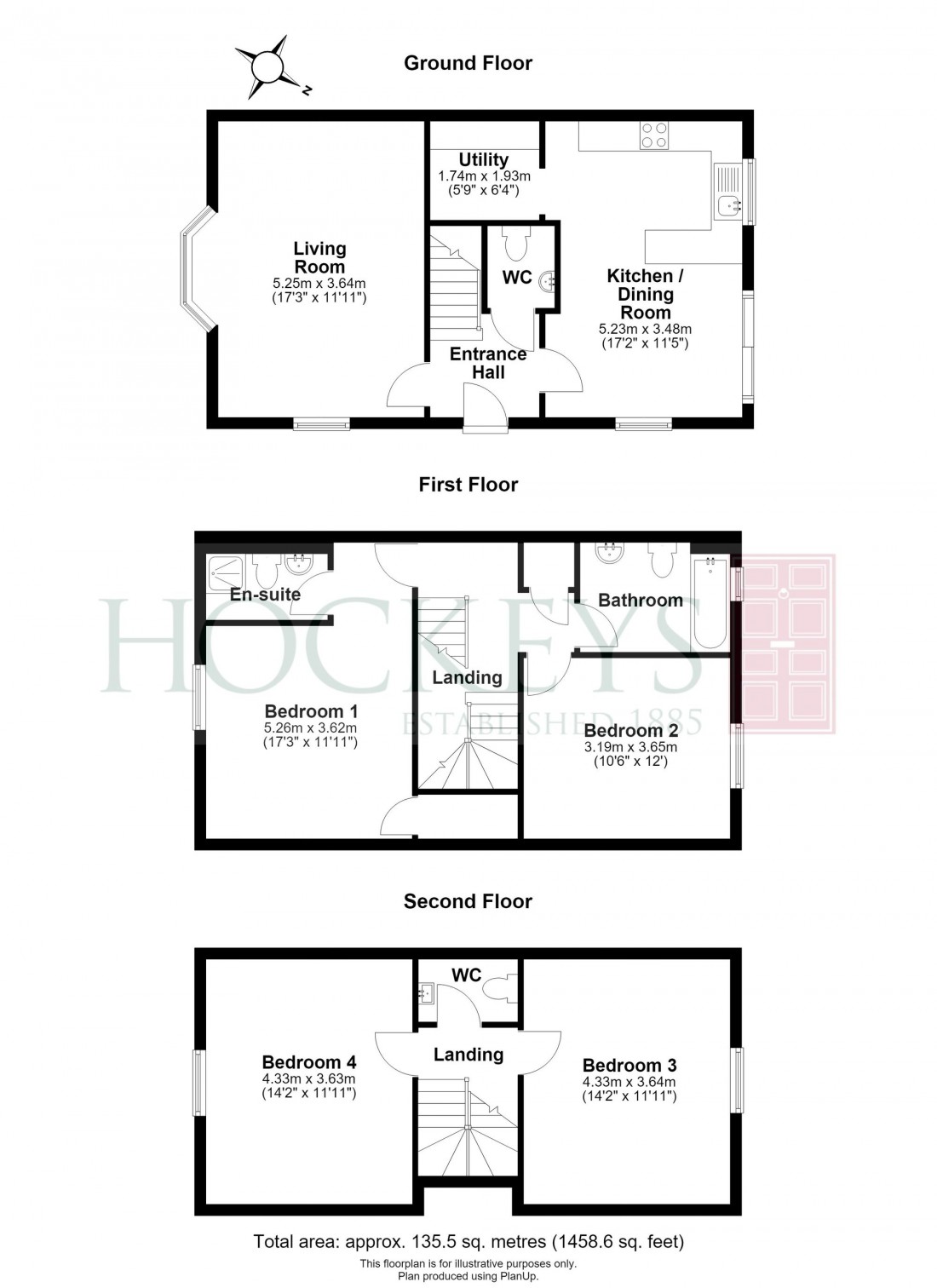 Floorplan for Bullen Close, Longstanton, CB24