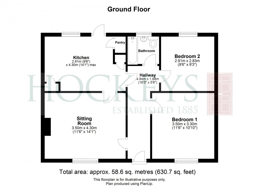 Floorplan for Baker Drive, Burwell, CB25