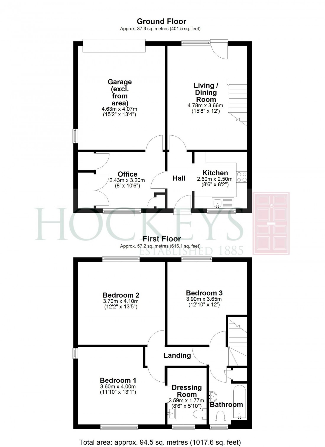 Floorplan for Watermead, Bar Hill, CB23