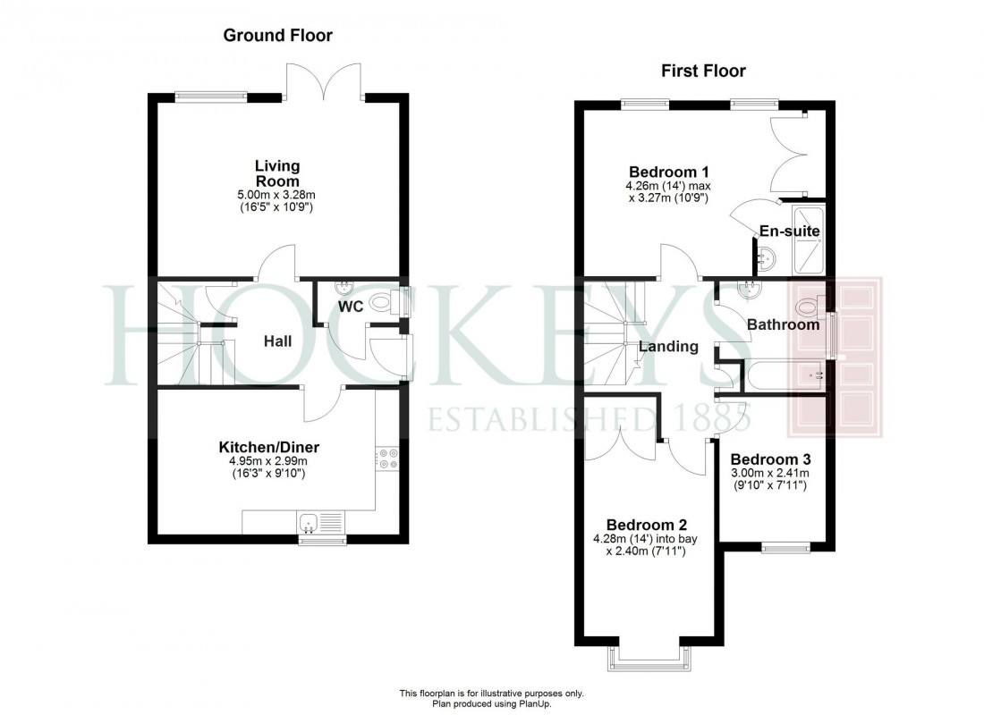 Floorplan for Elizabeth Way, Haddenham, CB6