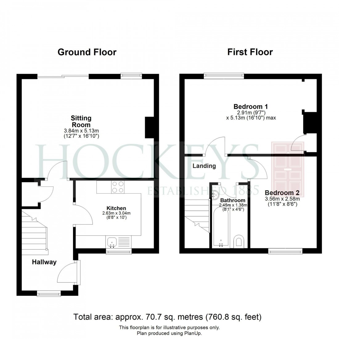 Floorplan for Collings Place, Newmarket, CB8