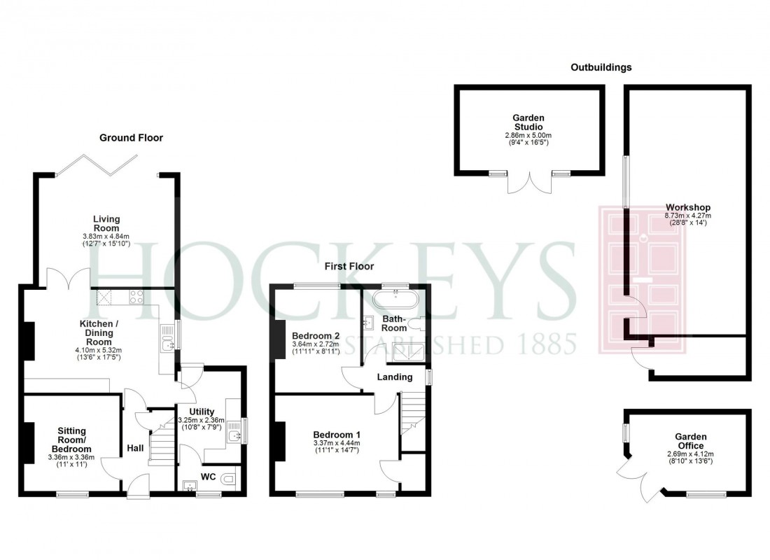 Floorplan for Westfield, Willingham, CB24