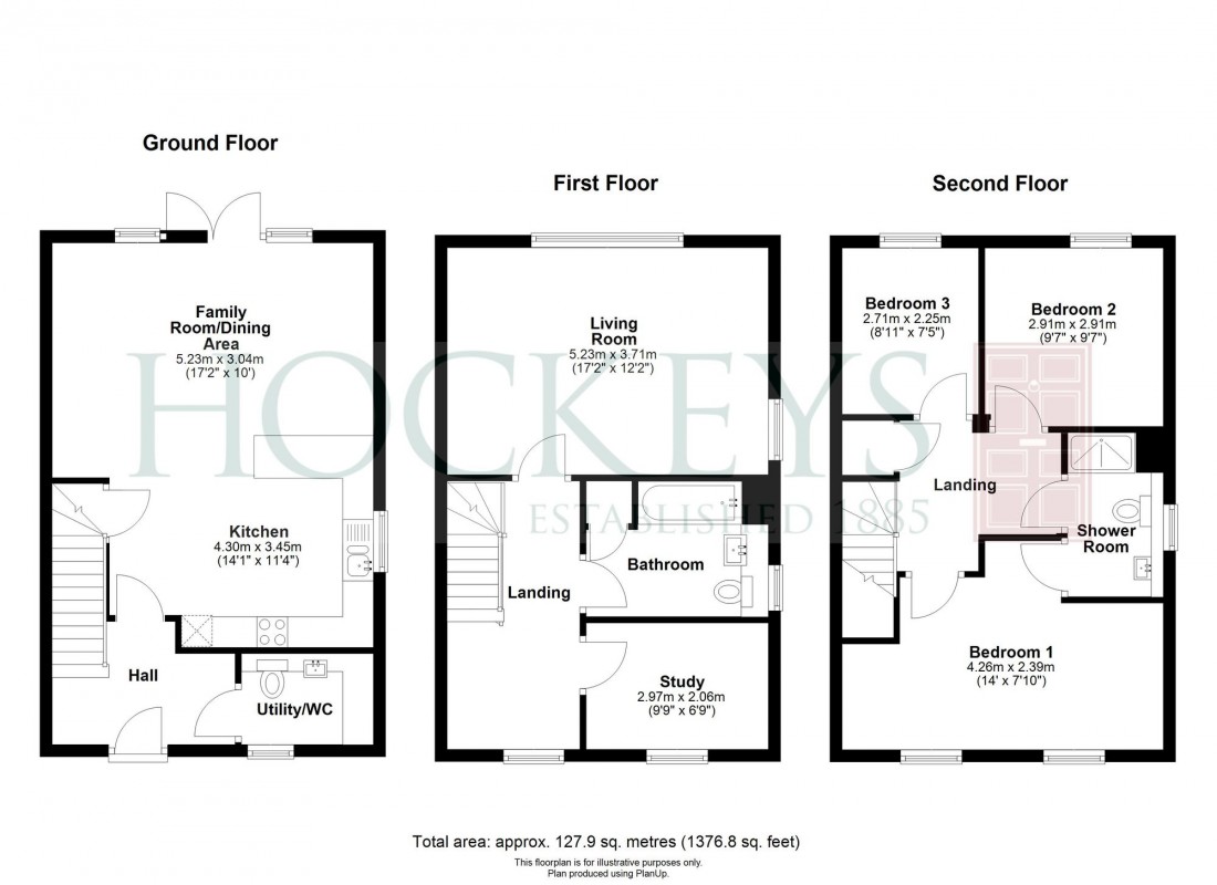 Floorplan for Ayslesbury Walk, Northstowe, CB24