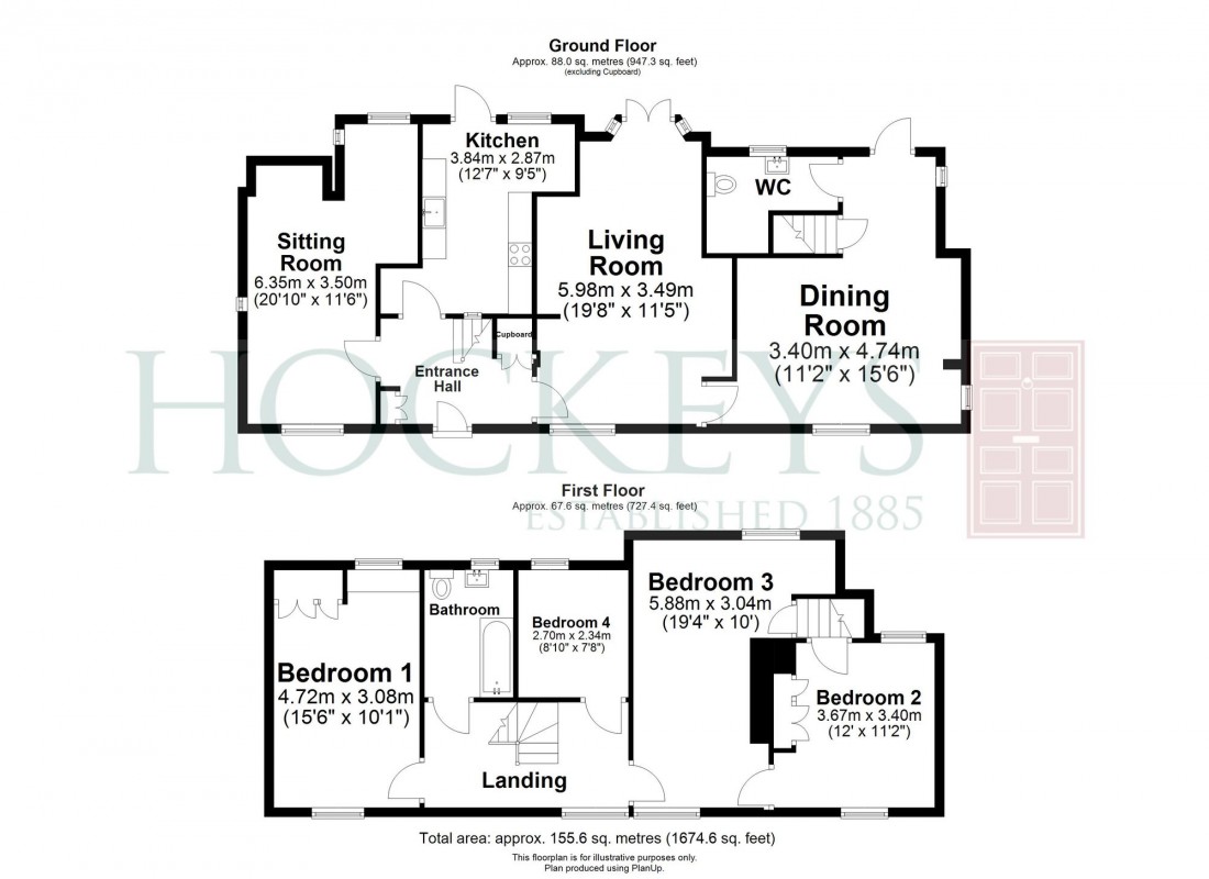 Floorplan for High Street, Great Abington, CB21