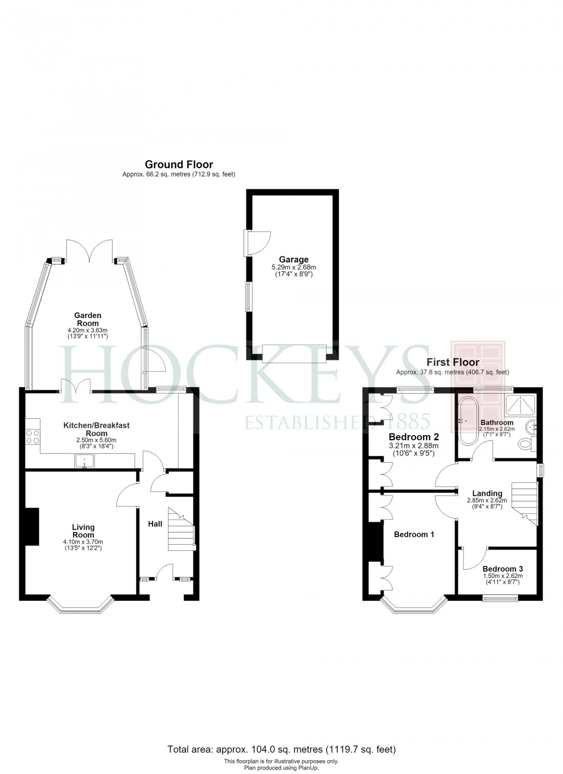 Floorplan for Ashley Road, Newmarket, CB8