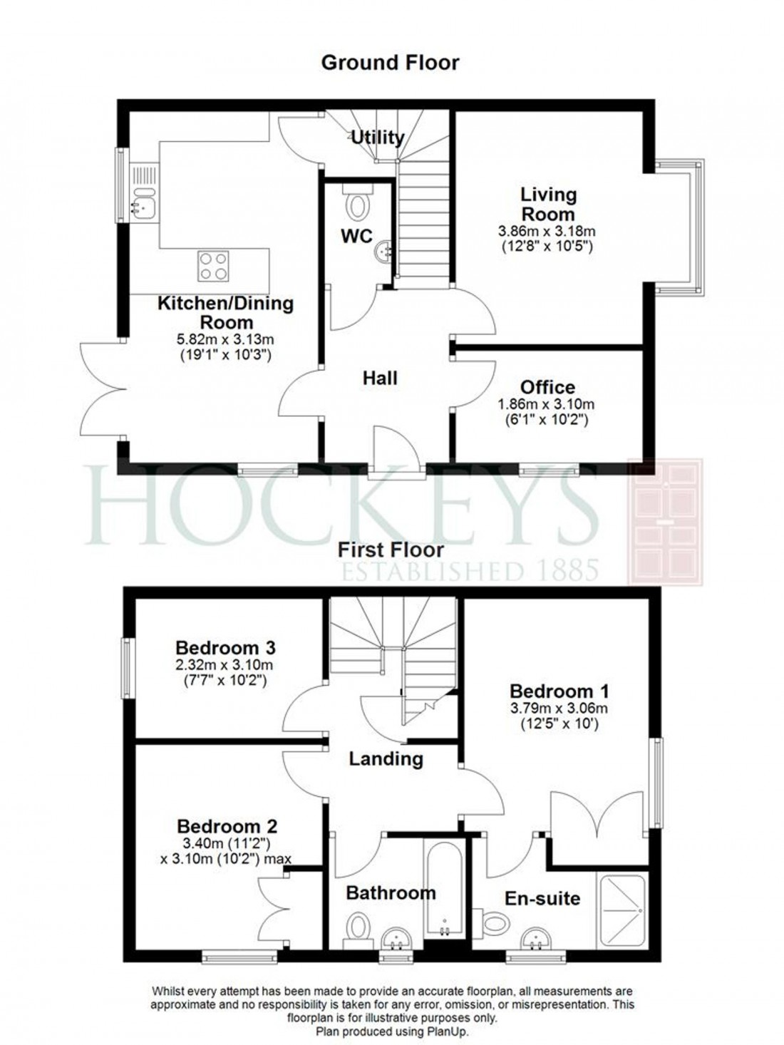 Floorplan for Walnut Drive, Haddenham, CB6