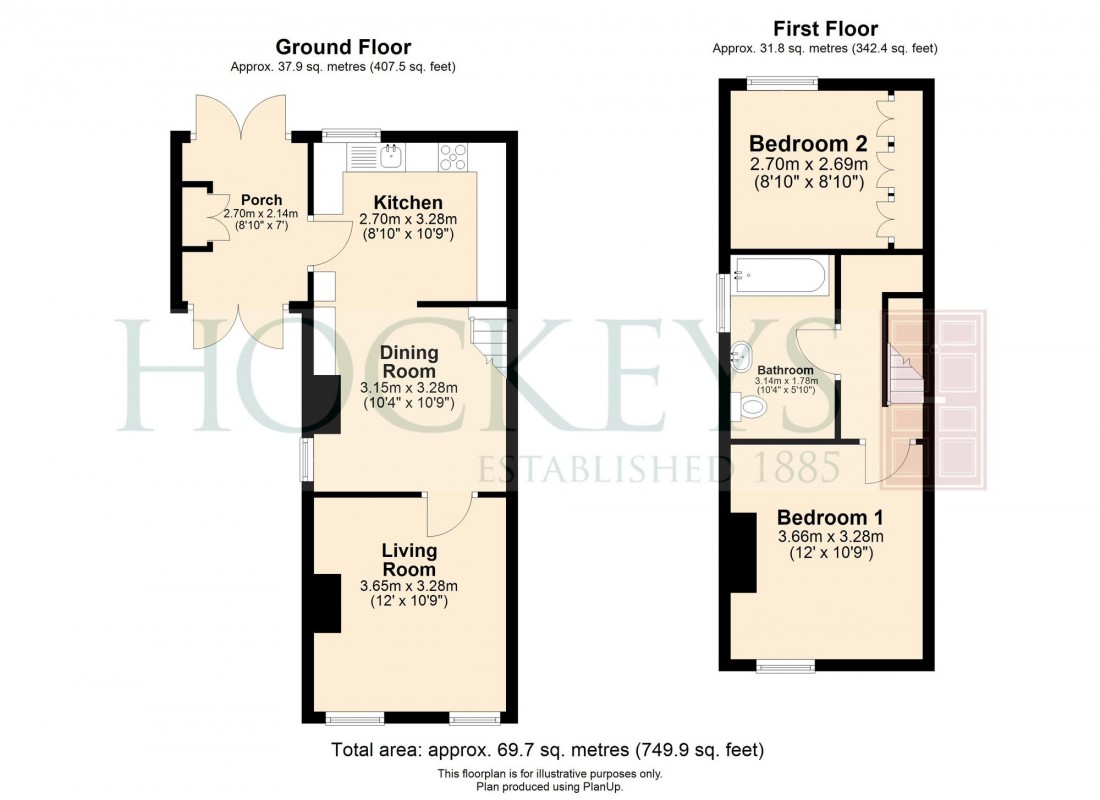 Floorplan for Camps Road, Bartlow, CB21
