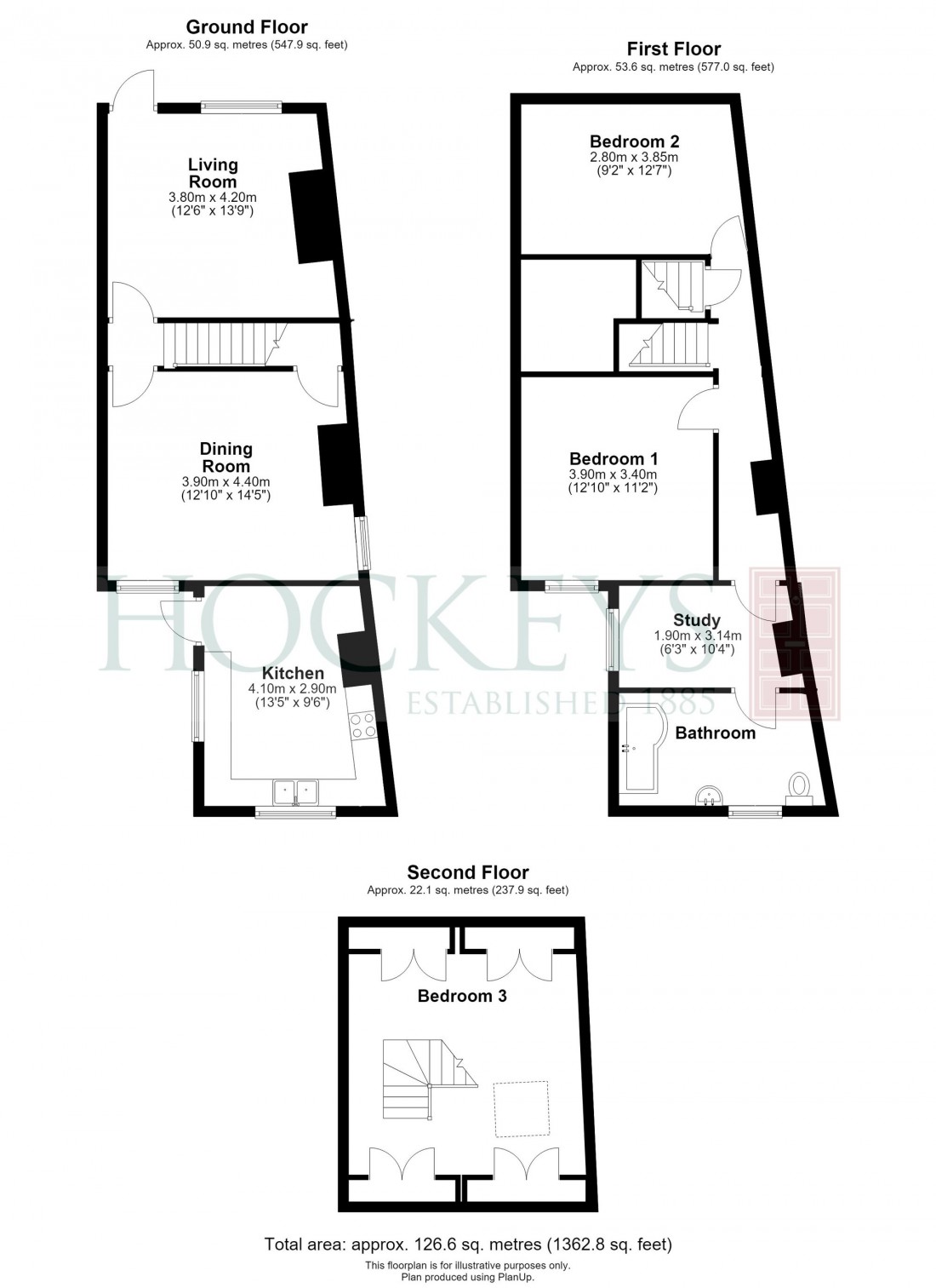 Floorplan for Lisle Lane, Ely, CB7