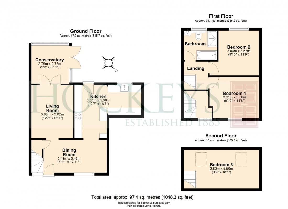 Floorplan for Wagstaff Close, Cambridge, CB4