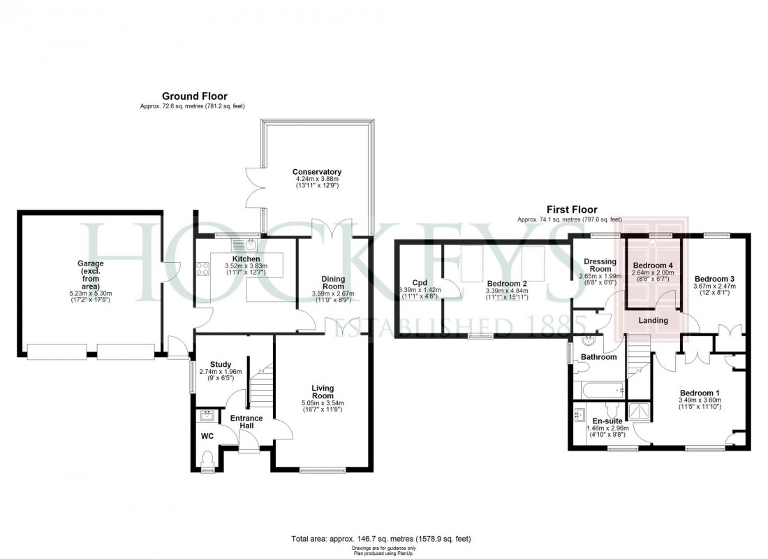 Floorplan for Froment Way, Milton, CB24